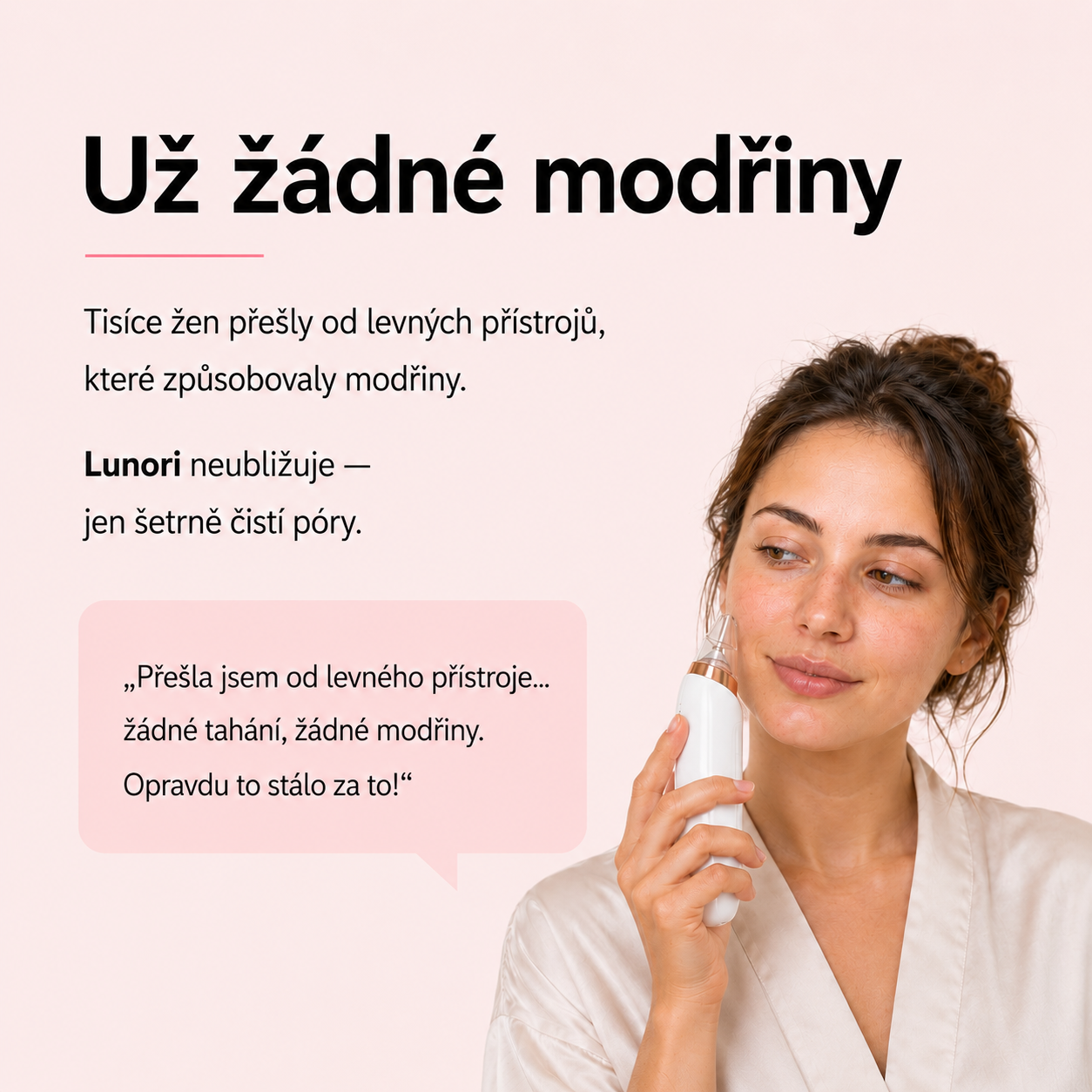 Vakuový čistič pórů Lunori
